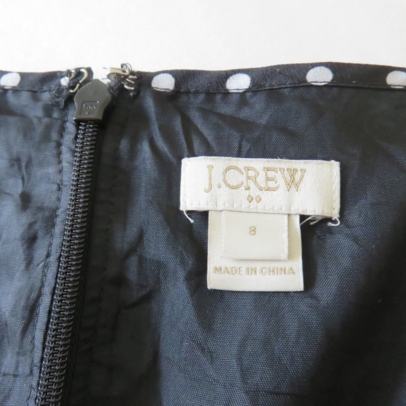 SOLD J. Crew Seaside Cami Dress Polka Dot EUC - Picture 3 of 4